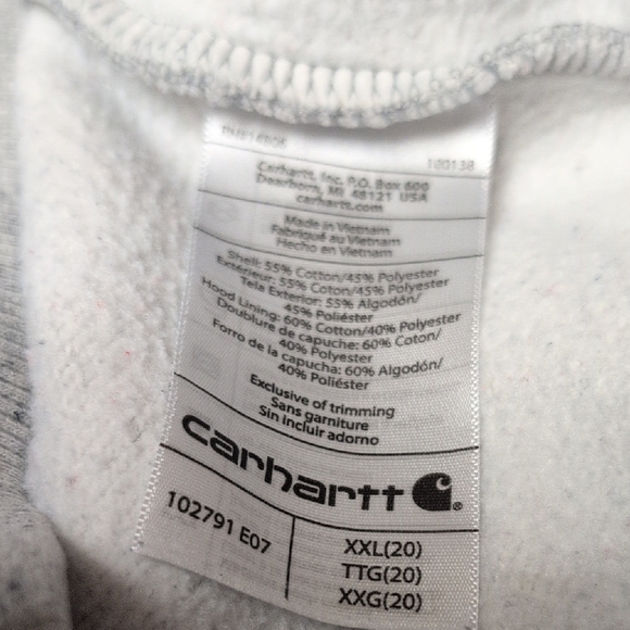 Carhartt Clarksburg Graphic Sleeve Hoodie Sweatshirt Size XXL MSRP $64.99 - Picture 7 of 7